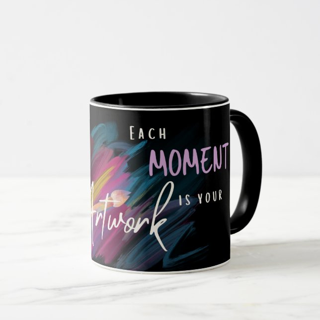 Artist Mindfulness Creative Gift Aesthetic Coffee Mug (Front Right)