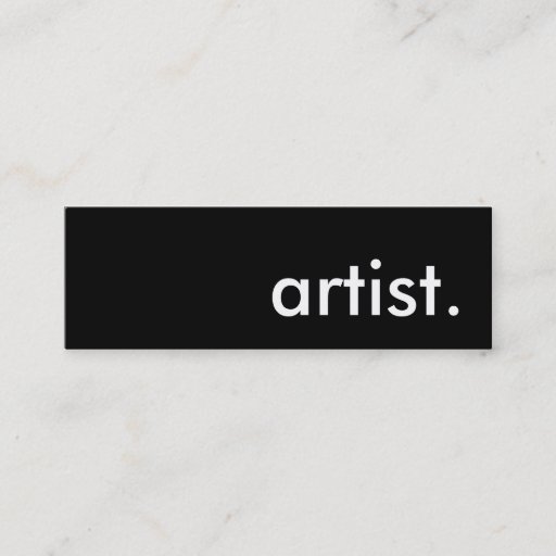 Customizable artist. business cards