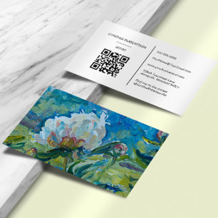 Artist Minimalist Elegant Simple Painting Artwork Business Card