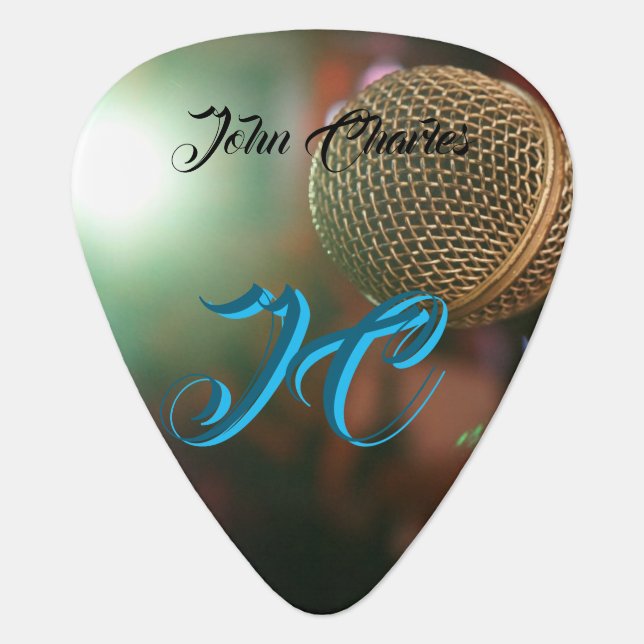 Artist name guitar picks (Front)