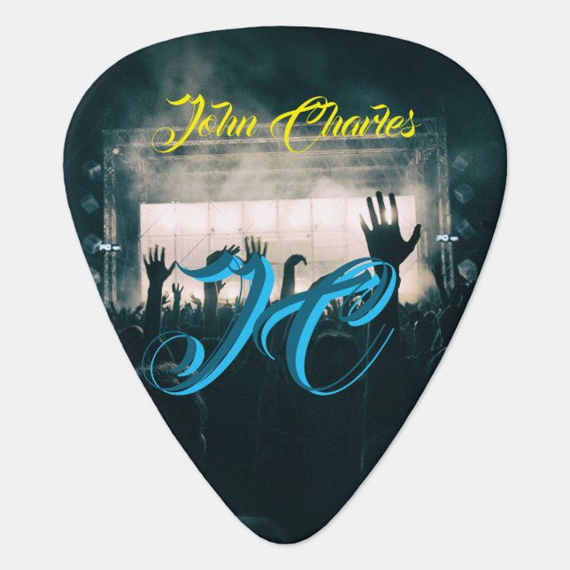 Artist name guitar picks (Front)