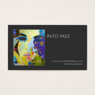 Artist or Photographer Photography Black Photo Business Card