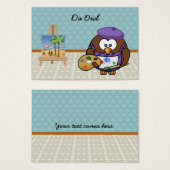 artist owl (Front & Back)