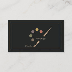 Artist Paint Brush Business Card
