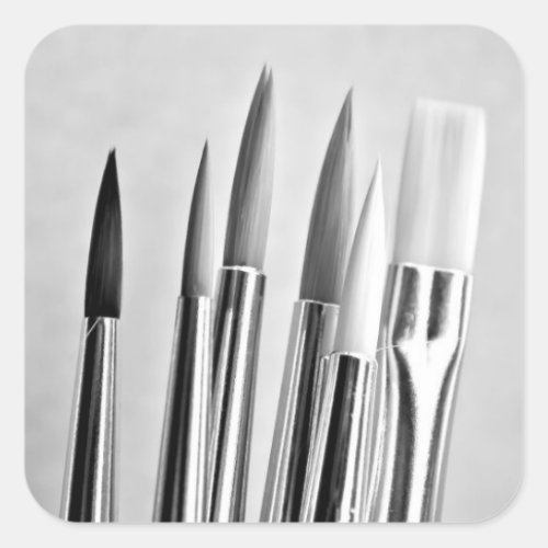 Artist paint brushes stickers