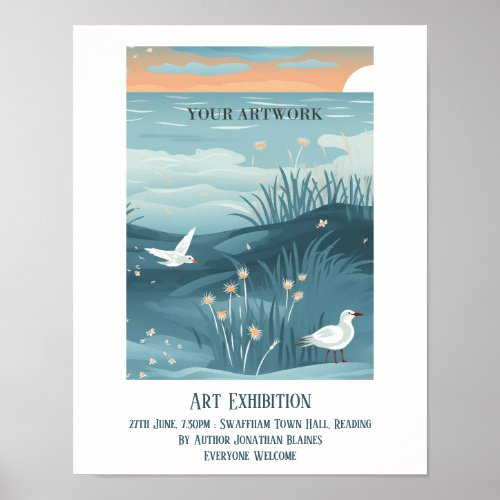 Artist Painter Art Exhibition Promotional Poster