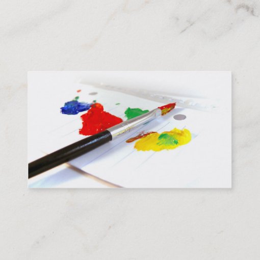 Artist Painter Business Card Zazzle   Artist Painter Business Card R7a7b59a91f4a4bfe9ddc187b8357eb97 Tcvcy 510 