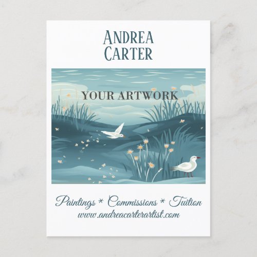 Artist Painter Promotional Postcard