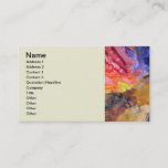 Artist Painter's Palette Colorful Paint  Business Card