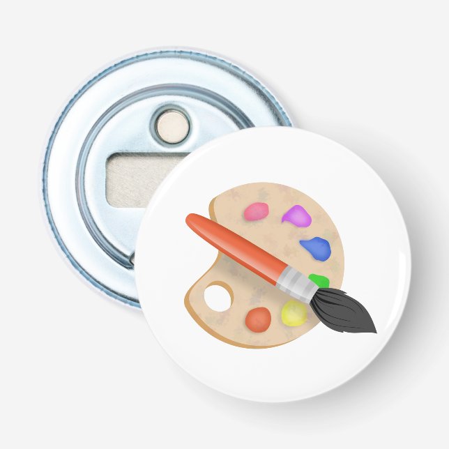 Artist Palette Bottle Opener (Front)