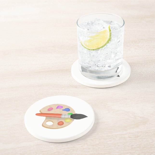 Artist Palette Coaster (Side)