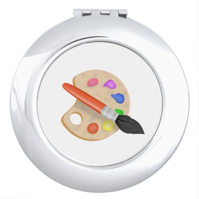 Artist Palette Compact Mirror (Front)