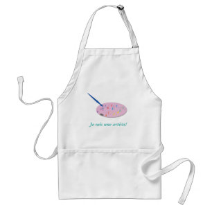 Artist Palette Custom Design Adult Apron
