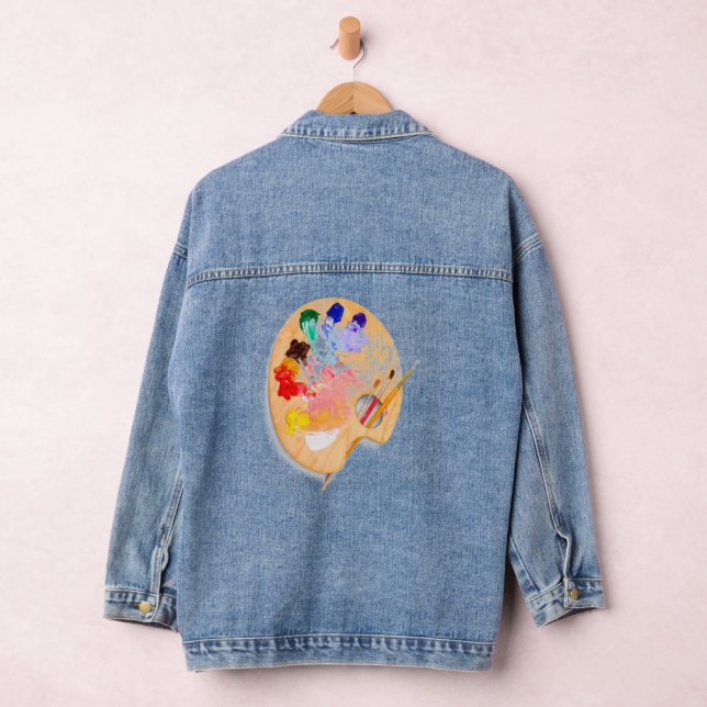 ARTIST PALETTE DENIM JACKET (Hangar)