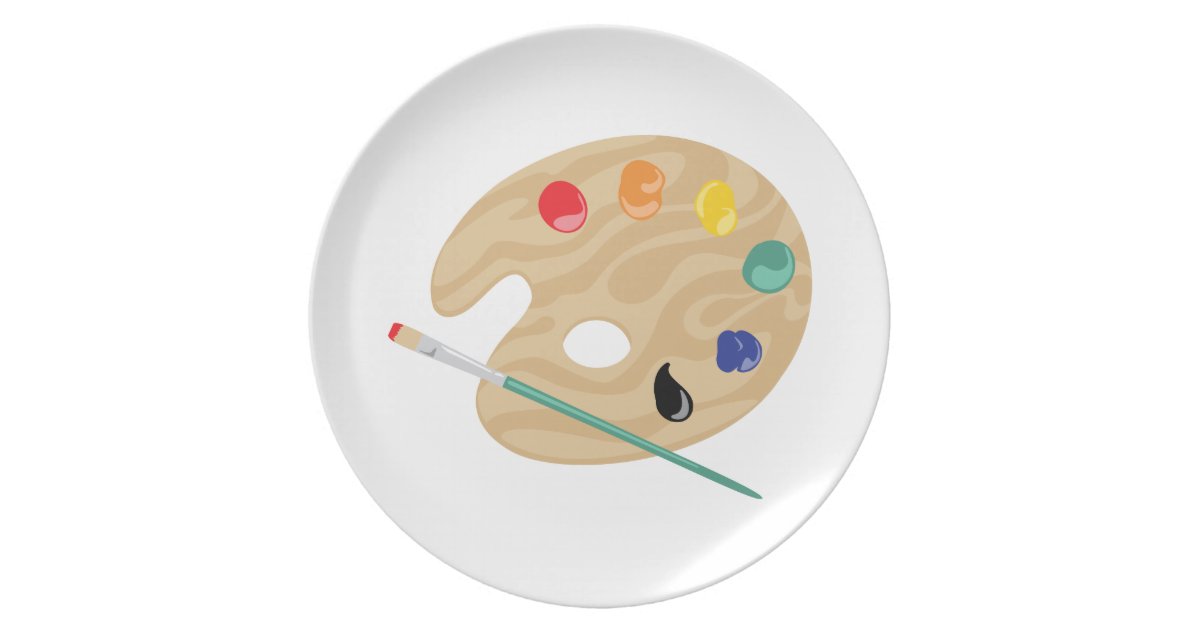 Artist Palette Dinner Plate