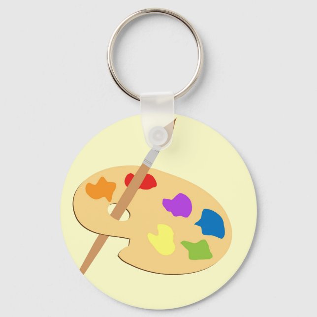 Artist Palette Keychain (Front)