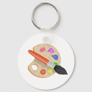 Artist Paint Palette Keychain, Paint Brush Keychain, Artist Keychain, Art  Palette Charm Keychain, Paint Palette Charm, Paintbrush Charm, Artist Gift