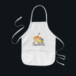 Artist Palette Kids' Apron<br><div class="desc">Great for art students,  teachers,  classes,  accomplished artists... . Personalize it by clicking 'customize'</div>