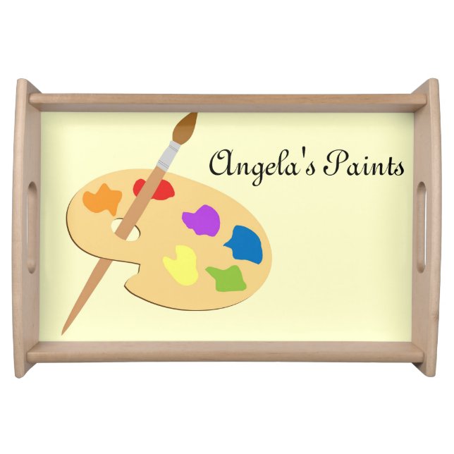 Artist Palette Serving Tray (Front)