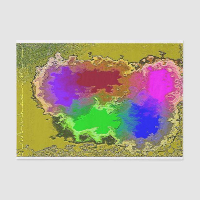 "Artist Palette" tissue paper (Front)