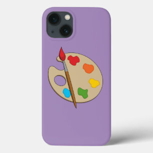 Artist Palette with Paint Brush iPhone 13 Case
