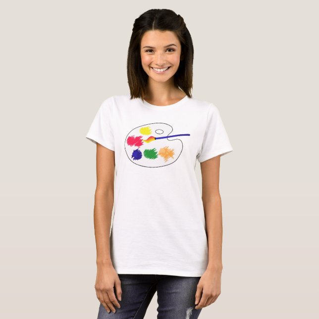 Artist Pallet T-Shirt (Front Full)