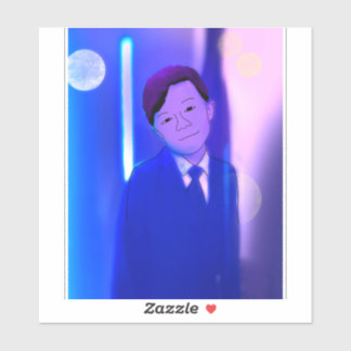 Artist photo sticker