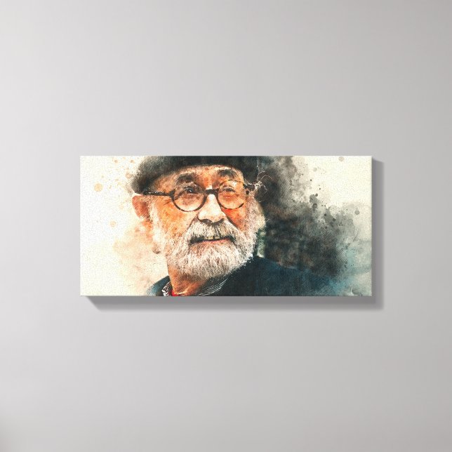 Artist photoshop action canvas print (Front)