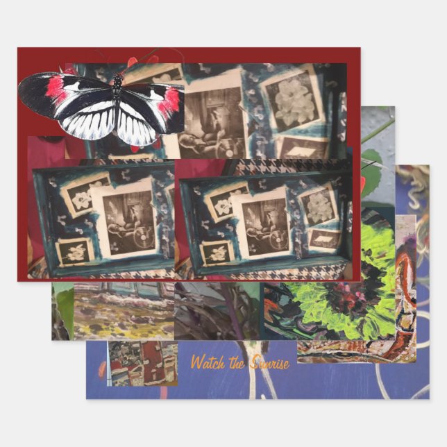 Artist Rap Wrapping Paper Flat Sheet Set of 3 (Set)