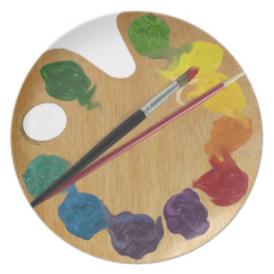 art palette plates