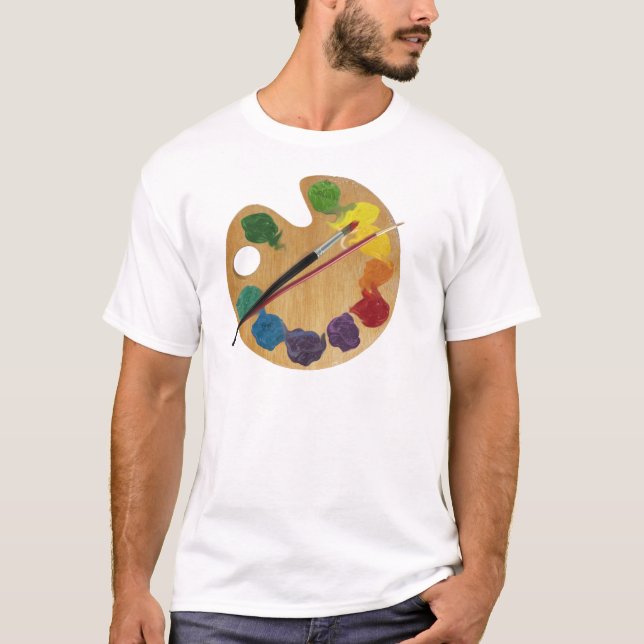 Artist`s palette color wheel T-Shirt (Front)