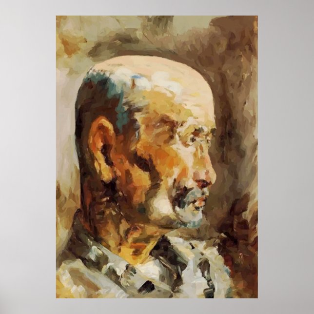 Artist Self Portrait Poster (Front)