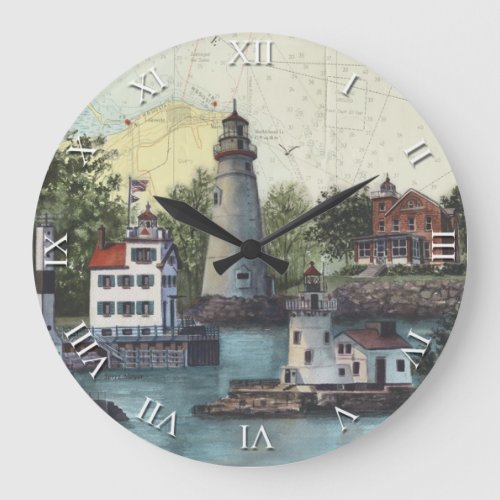 Artist Series Clock _ The Guiding Lights of Ohio