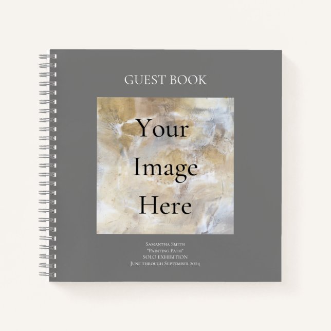 Artist Show Exhibition Guest Book (Front)