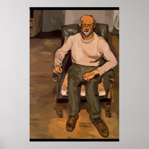 Artist Sitting Poster