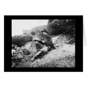 Artist Sketching the Gettysburg Battlefield 1863 Cards