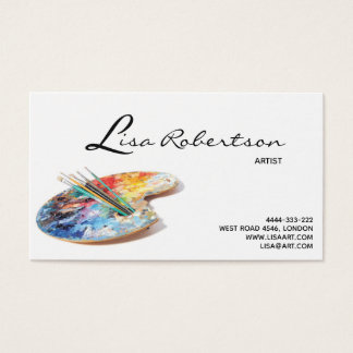 Artist Studio Art Draw School Teacher Palette Card
