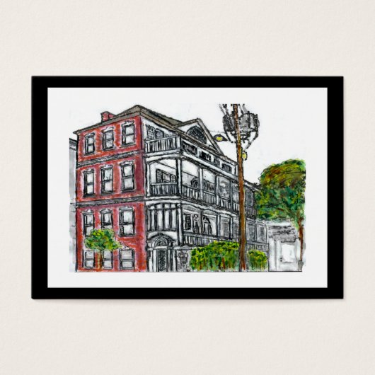 Artist Trading Cards Charleston SC ATC (Front)