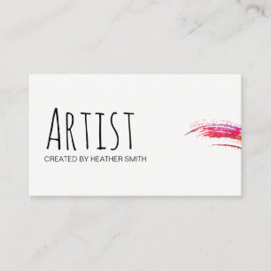 Artist / Watercolor Business Card