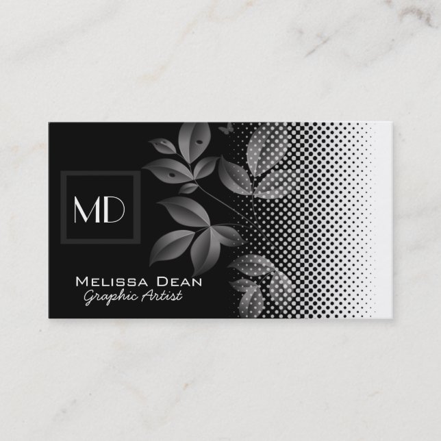 Artist Writer Business Card Template (Front)