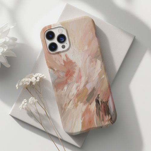 Artistic Abstract Brushstroke Neutral Trendy  Case_Mate iPhone 14 Pro Max Case