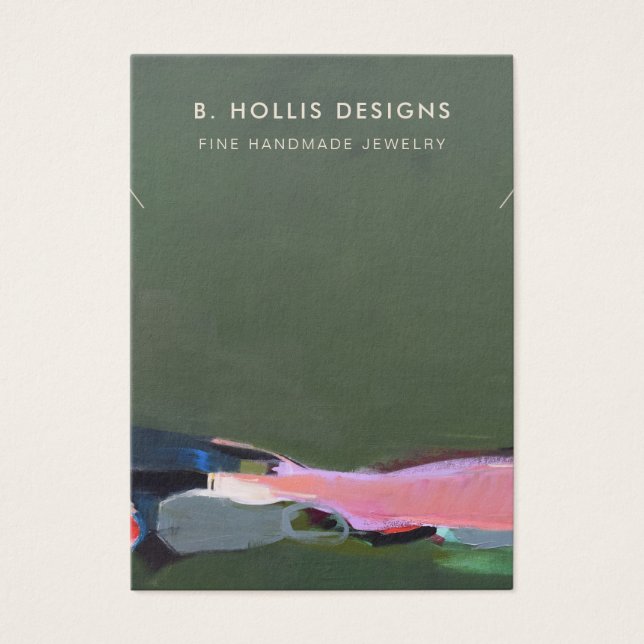 Artistic Abstract Necklace Display Holder (Front)