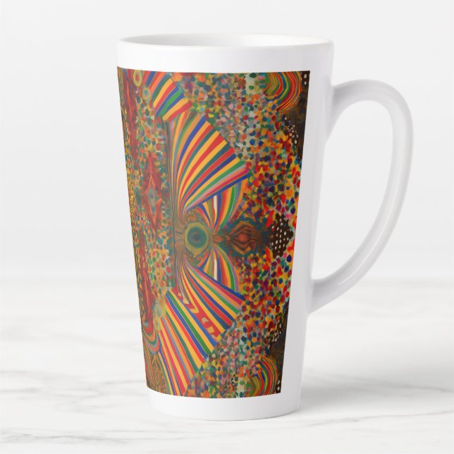 Artistic Abstract Pattern for late mug (Right)