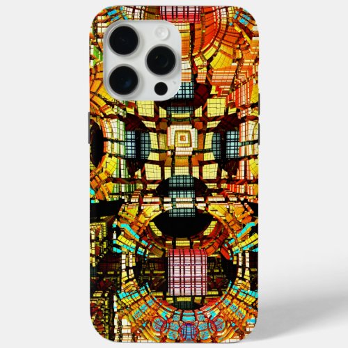 Artistic Abstract Patterns iPhone 15 Pro Max Case