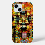 Artistic Abstract Patterns iPhone 15 Case