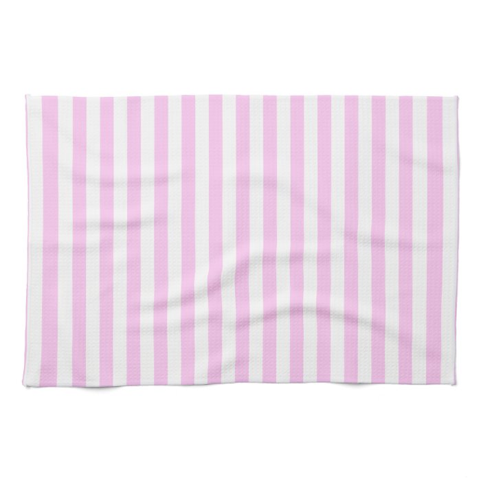 Artistic Abstract Retro Stripes Lines Pink White Towel