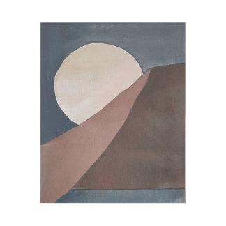 Artistic abstract watercolor painting gallery wrap