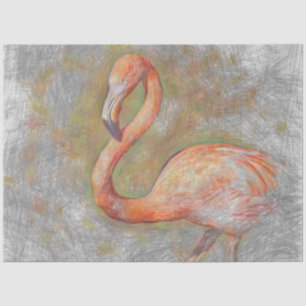 Artistic Animal Flamingo Tissue Paper