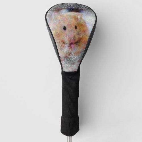 artistic animal hamster golf head cover