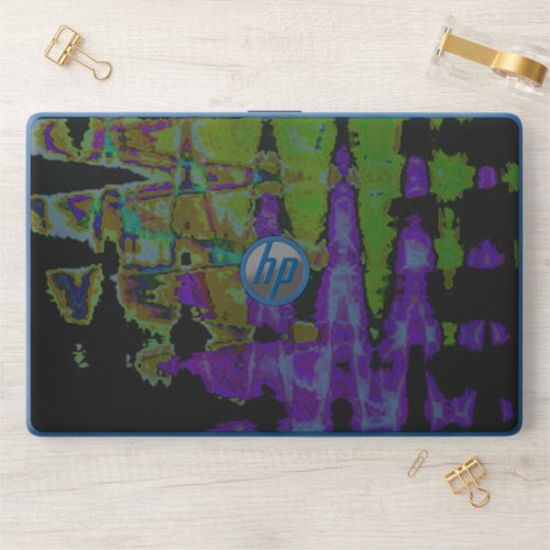 Artistic Aqua Elegance Beautiful Watercolors  HP Laptop Skin